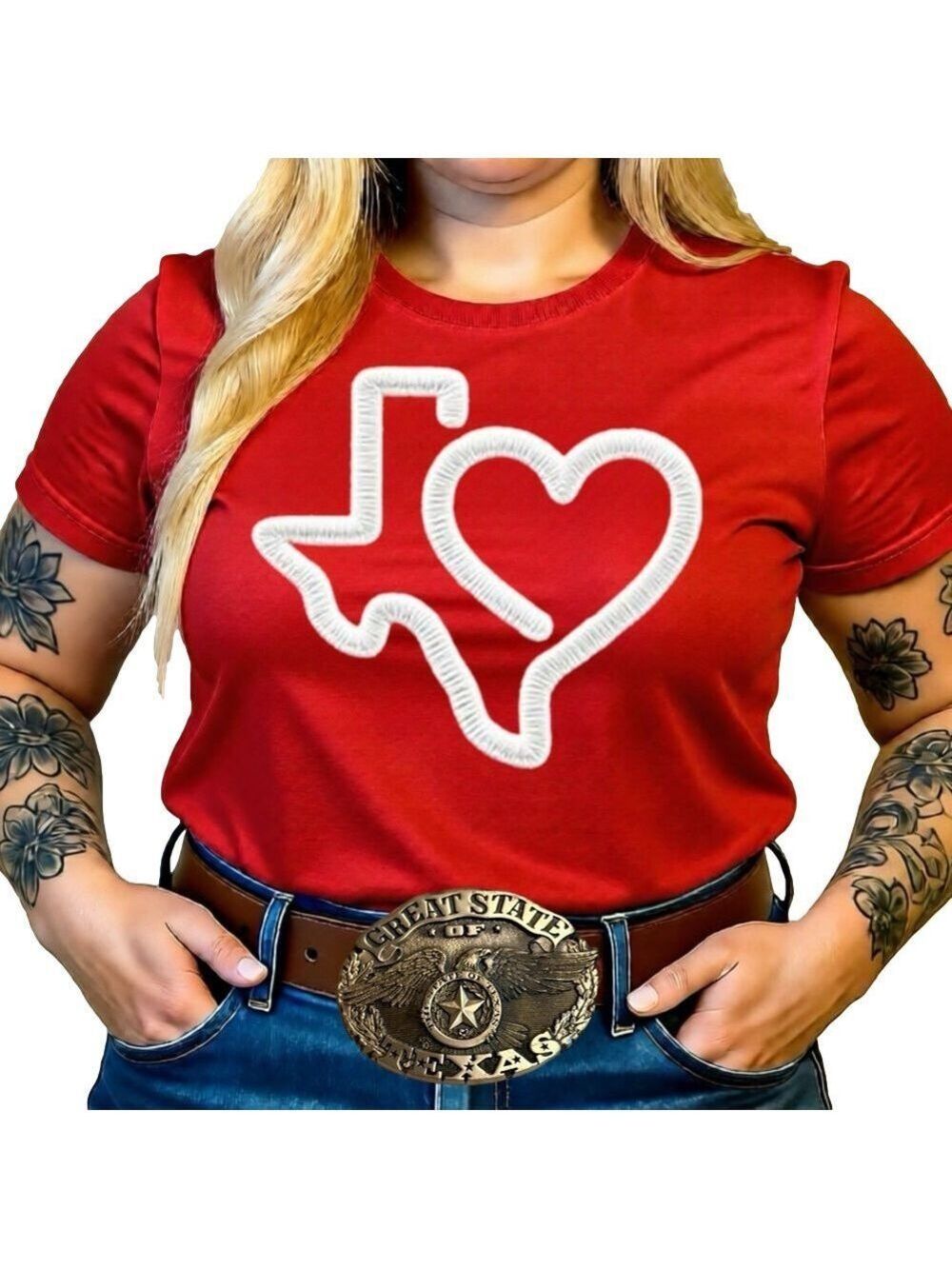 Great State of Texas Solid Brass Vintage Belt Buckle-Award Design Medals